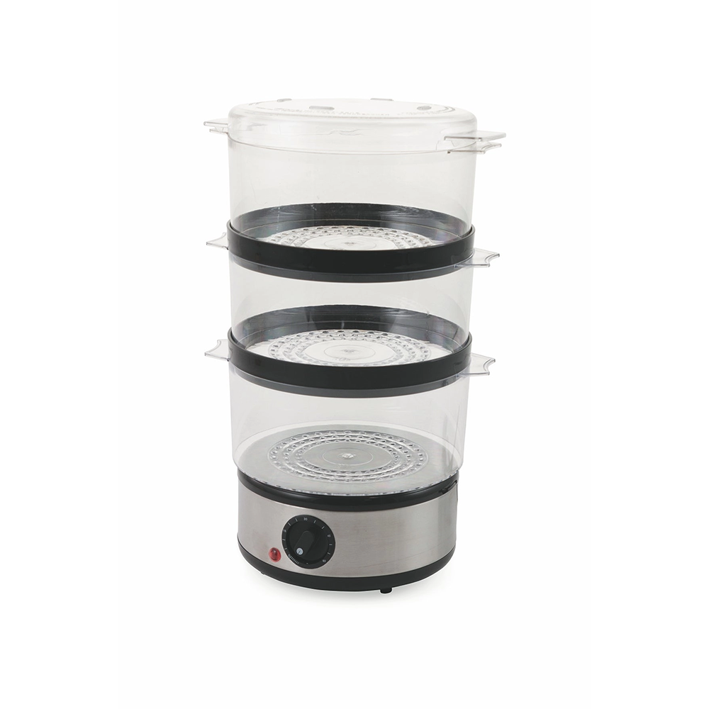 Vaporiera Elettrica in Acciaio 3 Livelli 400W