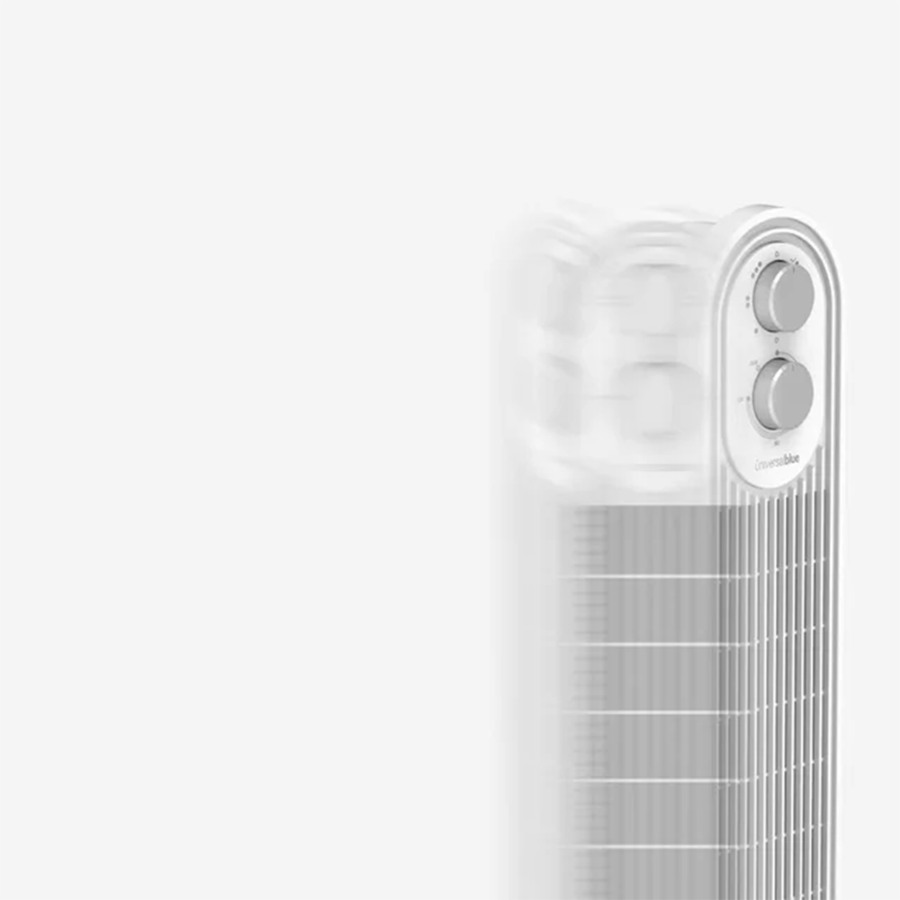 Ventilatore Oscillante a Torre - 3 Velocità con Timer