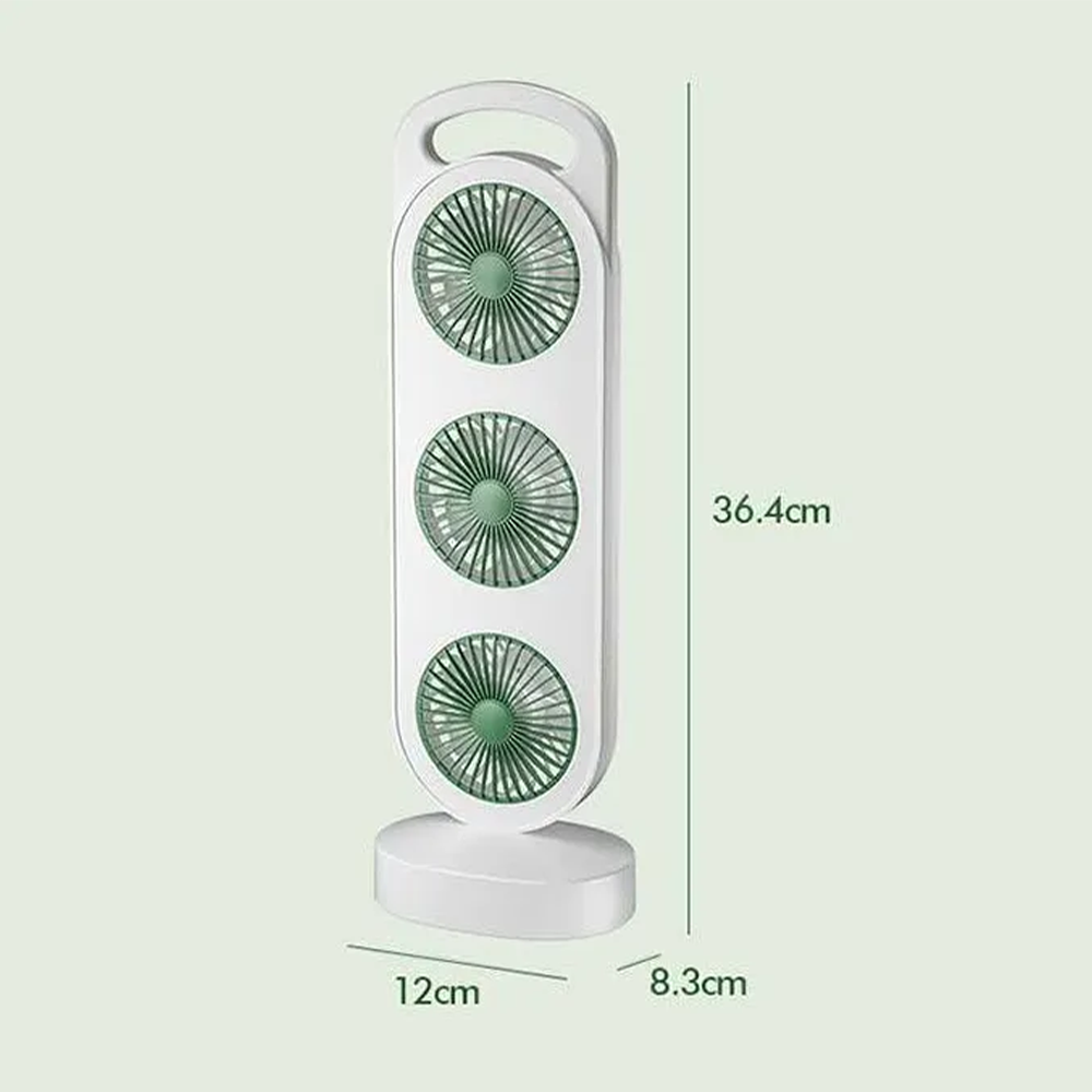 Ventilatore USB Portatile Ricaricabile Silenzioso