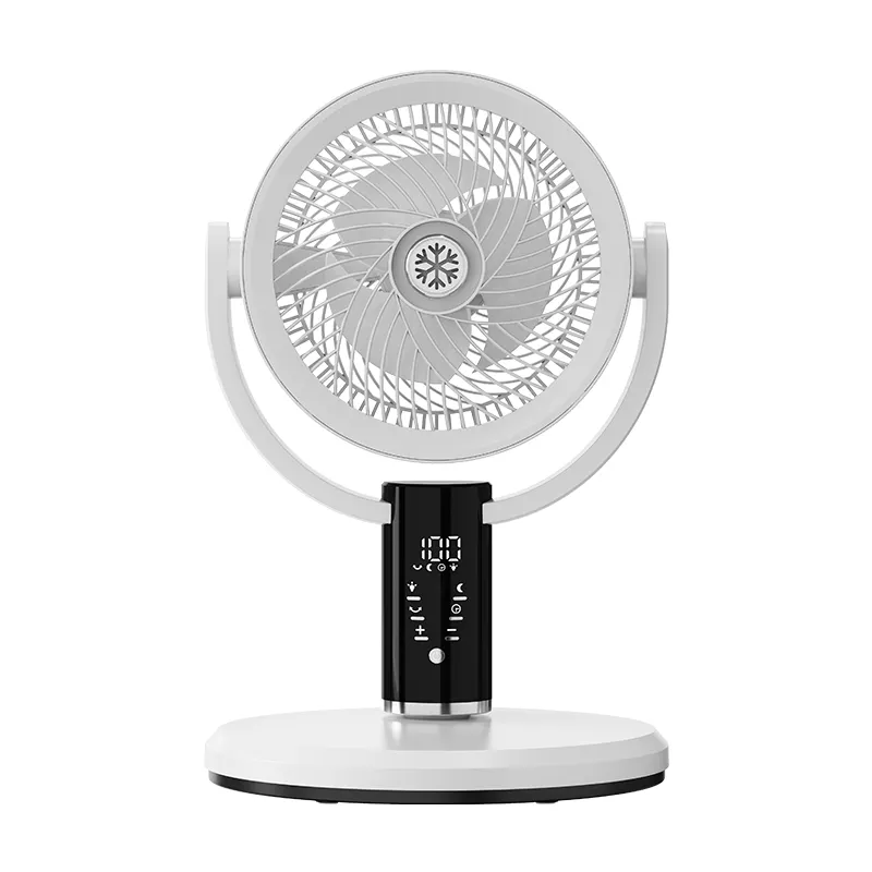 Ventilatore a Piantana Silenzioso con Telecomando, Display LED e Oscillazione 3D – 8 Velocità + Timer 8h
