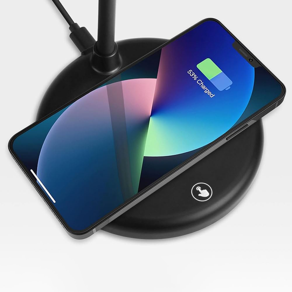 Lampada LED con Ricarica Wireless Qi