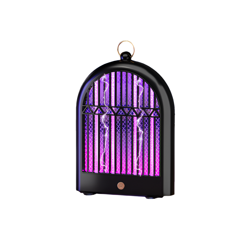 Lampada LED Antizanzare Portatile Ricaricabile con Luce UV e Griglia Elettrica