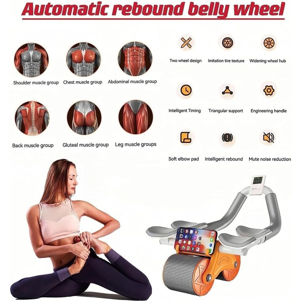 Rullo Addominali Core Trainer Fitness