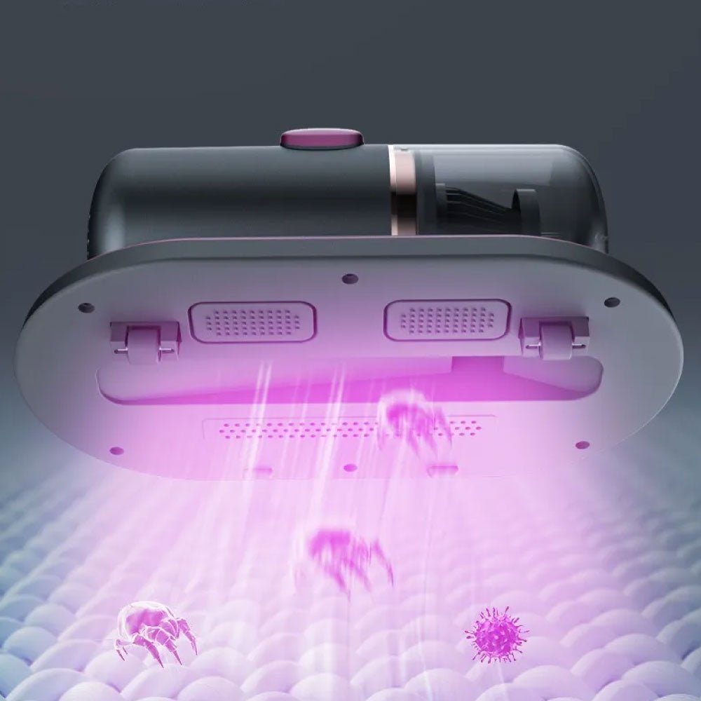 Aspiratore Antiacaro Senza Fili 100W – Pulitore Tessuti e Divani con Batteria Ricaricabile