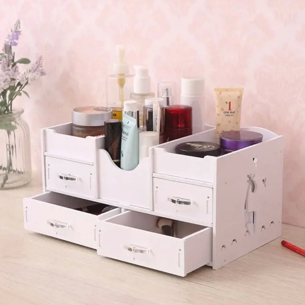 Cassettiera Portatrucchi con Cassetti Spaziosi