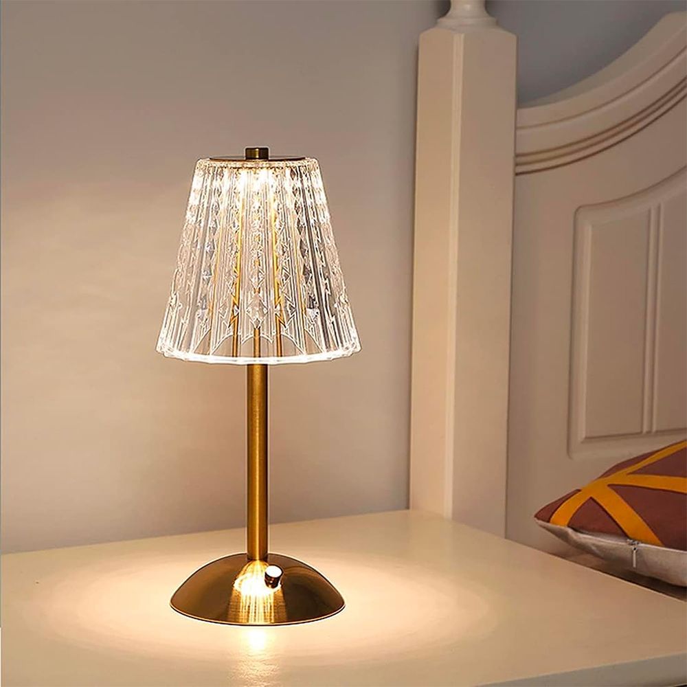 Lampada da Tavolo LED Cristallo Vintage