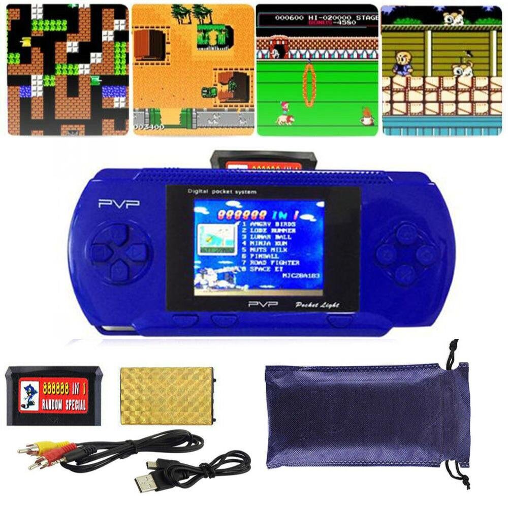 Console Portatile Retro Game Giochi Preinstallati e Cassetta Bonus