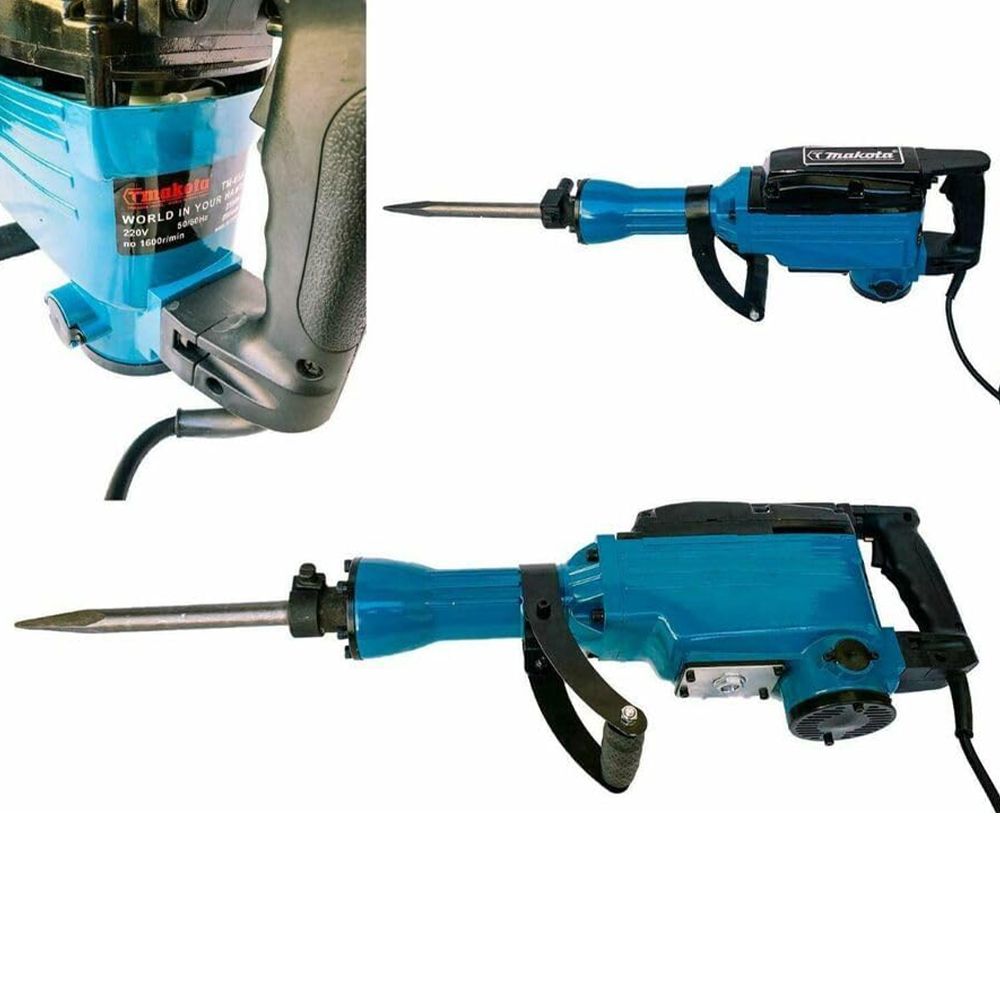 Martello Pneumatico Demolitore 2500W con Scalpelli