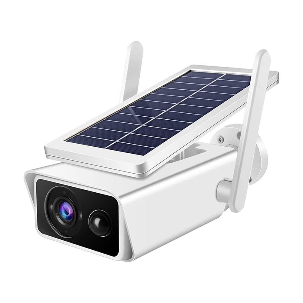 Telecamera Solare da Esterno Full HD con Visione Notturna Audio Bidirezionale