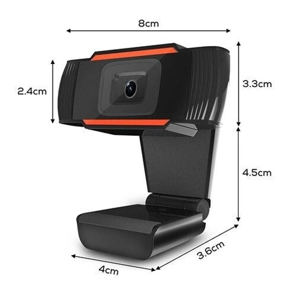 Webcam HD 720p con Autofocus e Microfono Integrato
