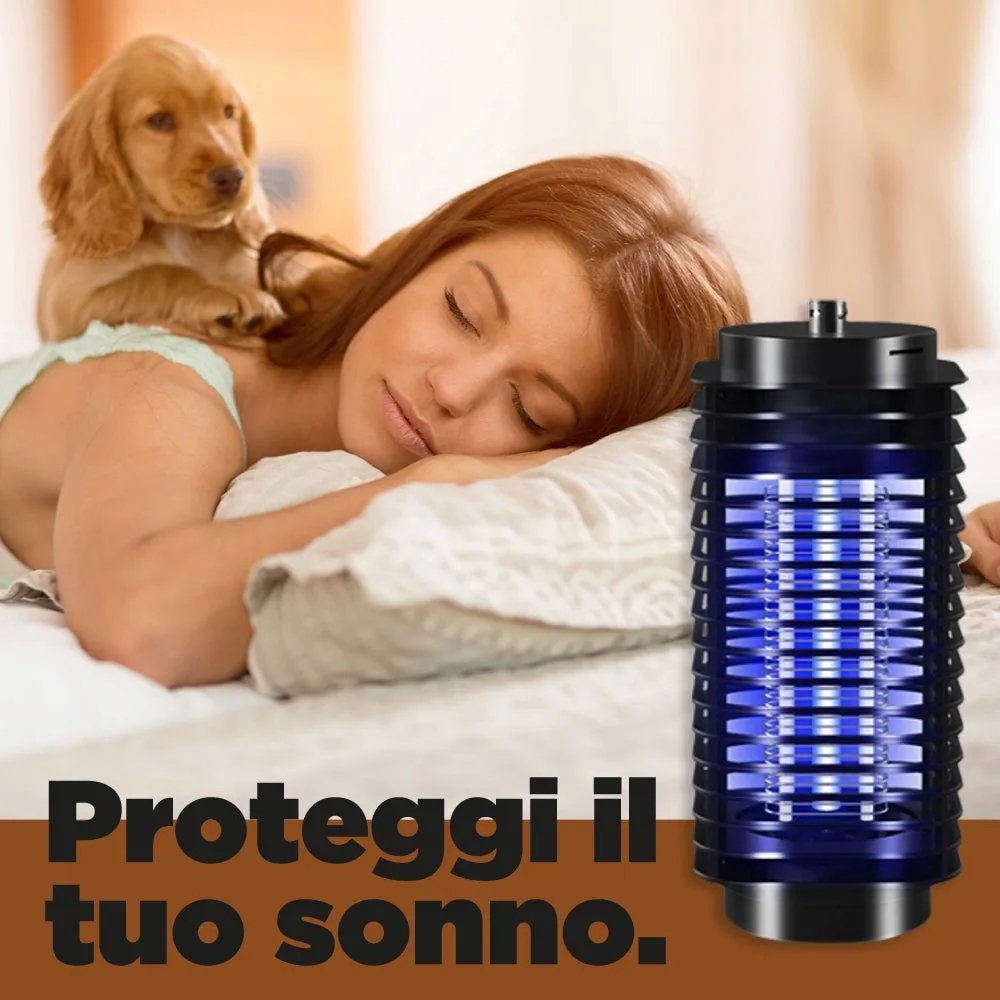 Lampada Led UV Antizanzare per Uso Interno ed Esterno