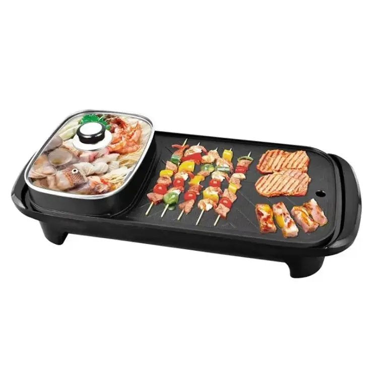 Griglia Elettrica Antiaderente Senza Fumo 2000W