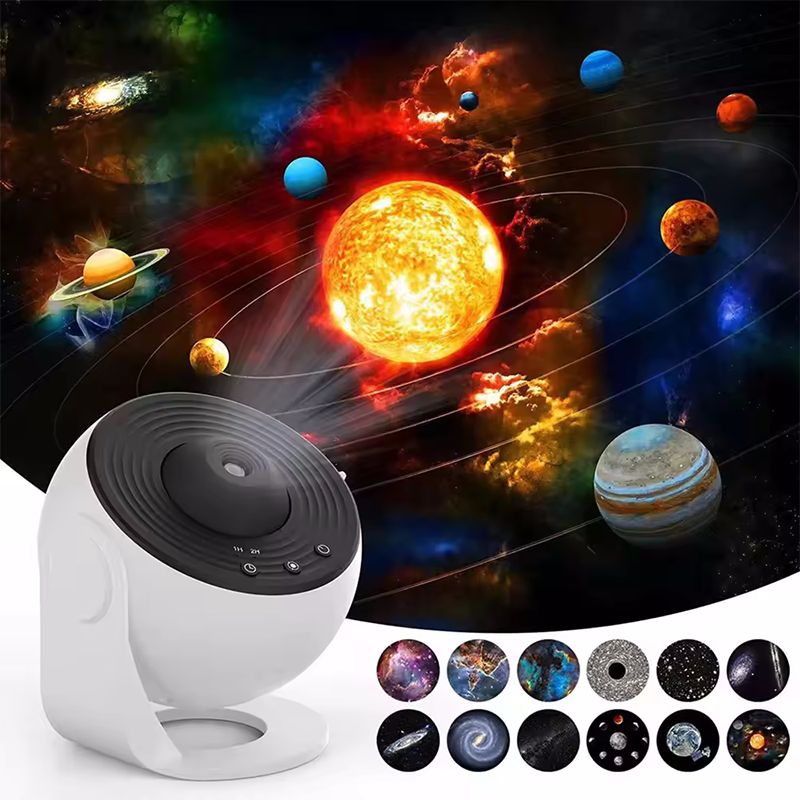 Proiettore LED Galaxy Lampada Atmosfera Spaziale con Scenari Stellari