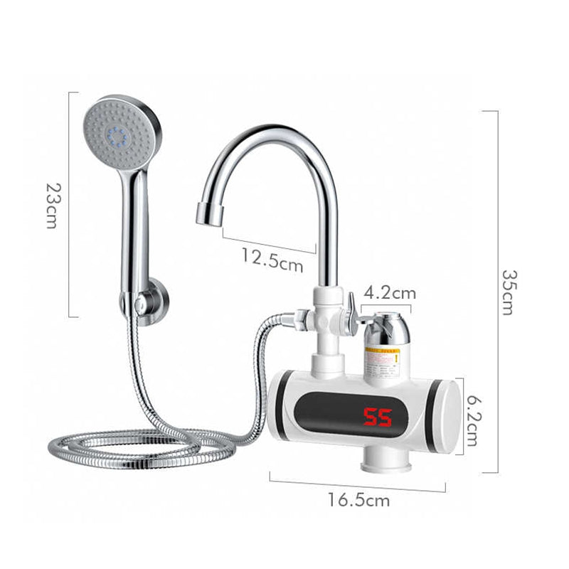 Scaldabagno Istantaneo 3000W con Controllo Intelligente