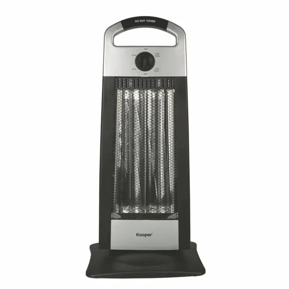Stufa Elettrica al Carbonio 900W con 2 Elementi Riscaldanti e Termostato Regolabile