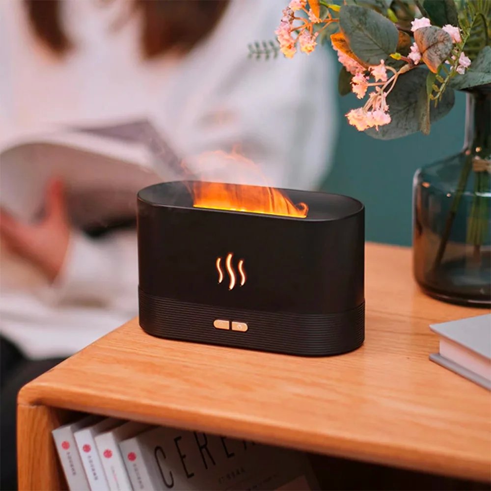 Diffusore a Fiamma LED con Aromaterapia