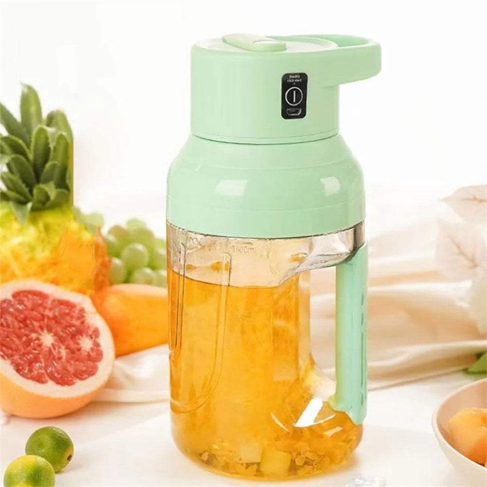 Borraccia Blender Portatile 2 in 1 per Frullati e Spremute On-the-Go