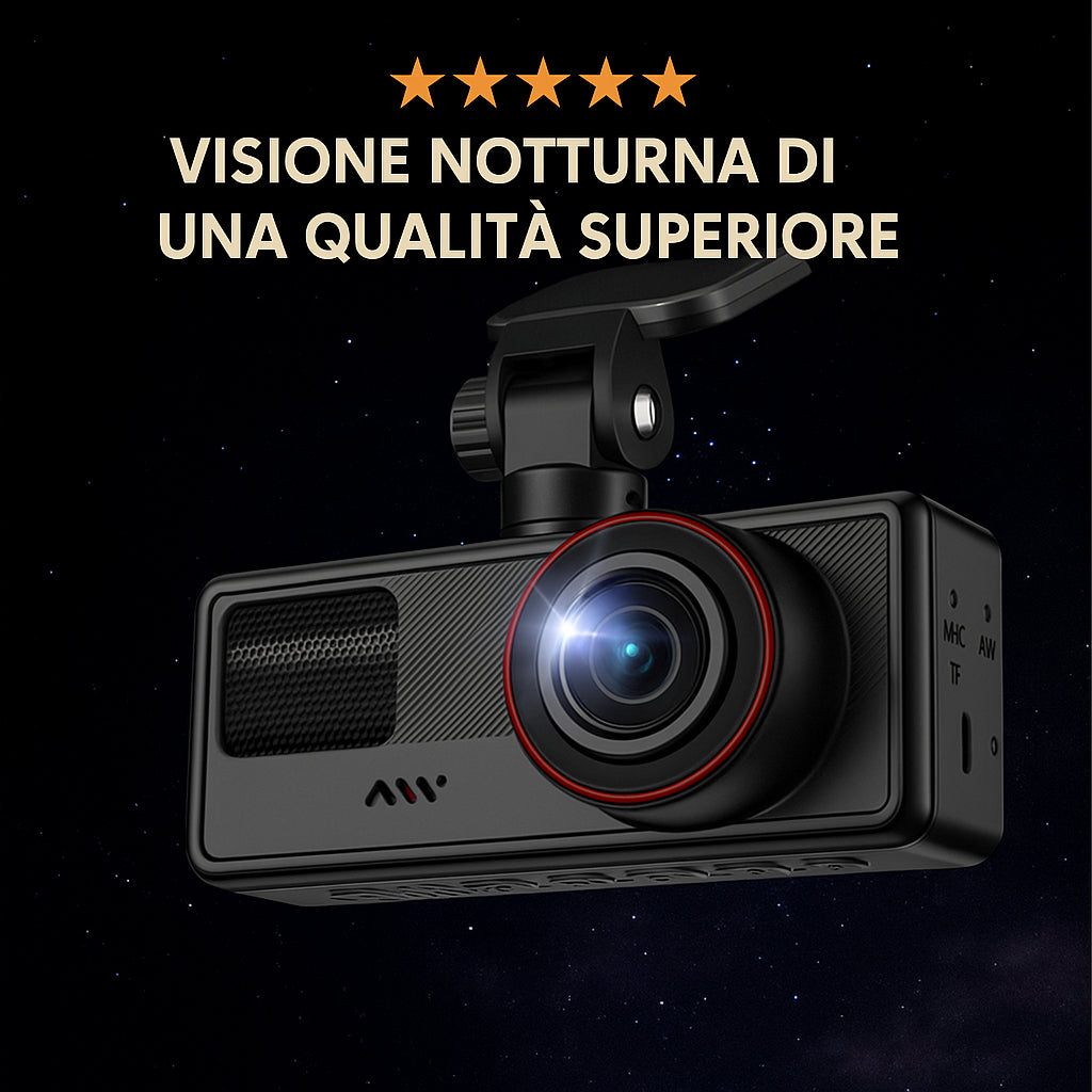 Black Box Pro | 3 Canali 1080p, Wi-fi e visione notturna