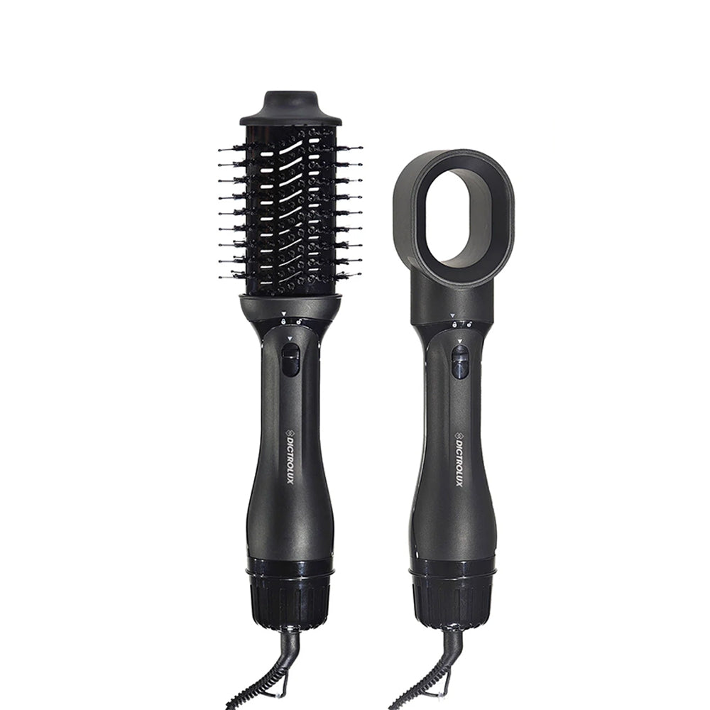 Spazzola Asciugacapelli Modellante 2 in 1 con Volume e Temperatura Regolabile