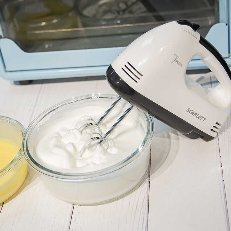 Frullatore Elettrico da Cucina con Fruste Acciaio Inox