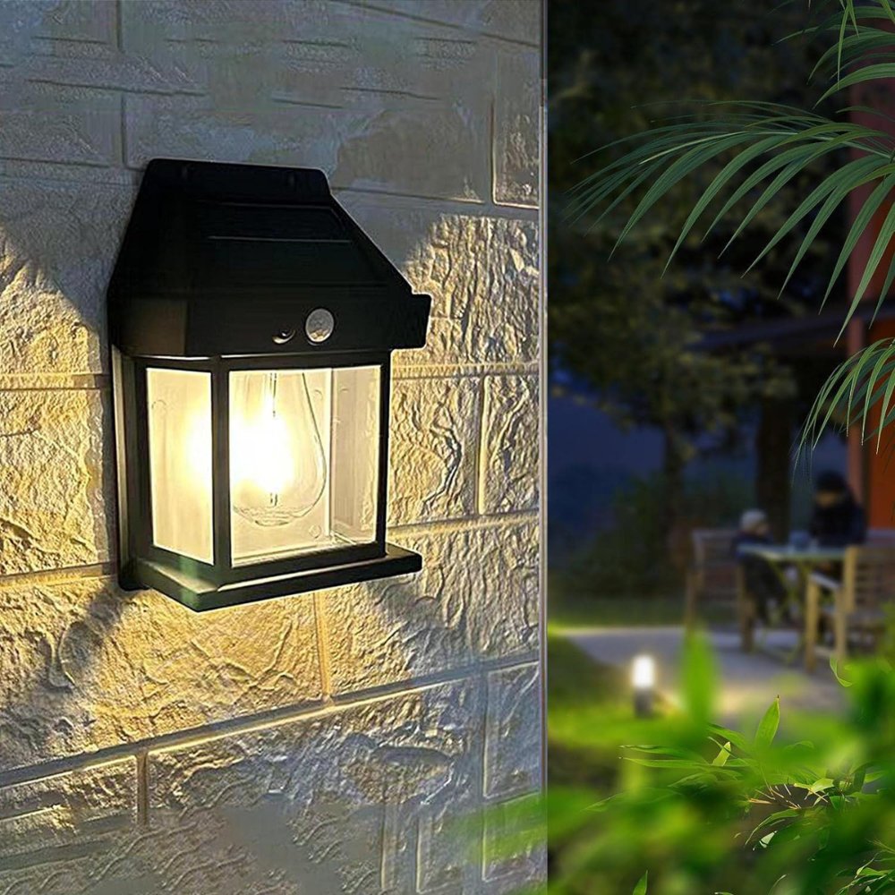 Luce Solare da Parete per Esterni con Sensore
