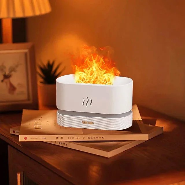 Diffusore a Fiamma LED con Aromaterapia