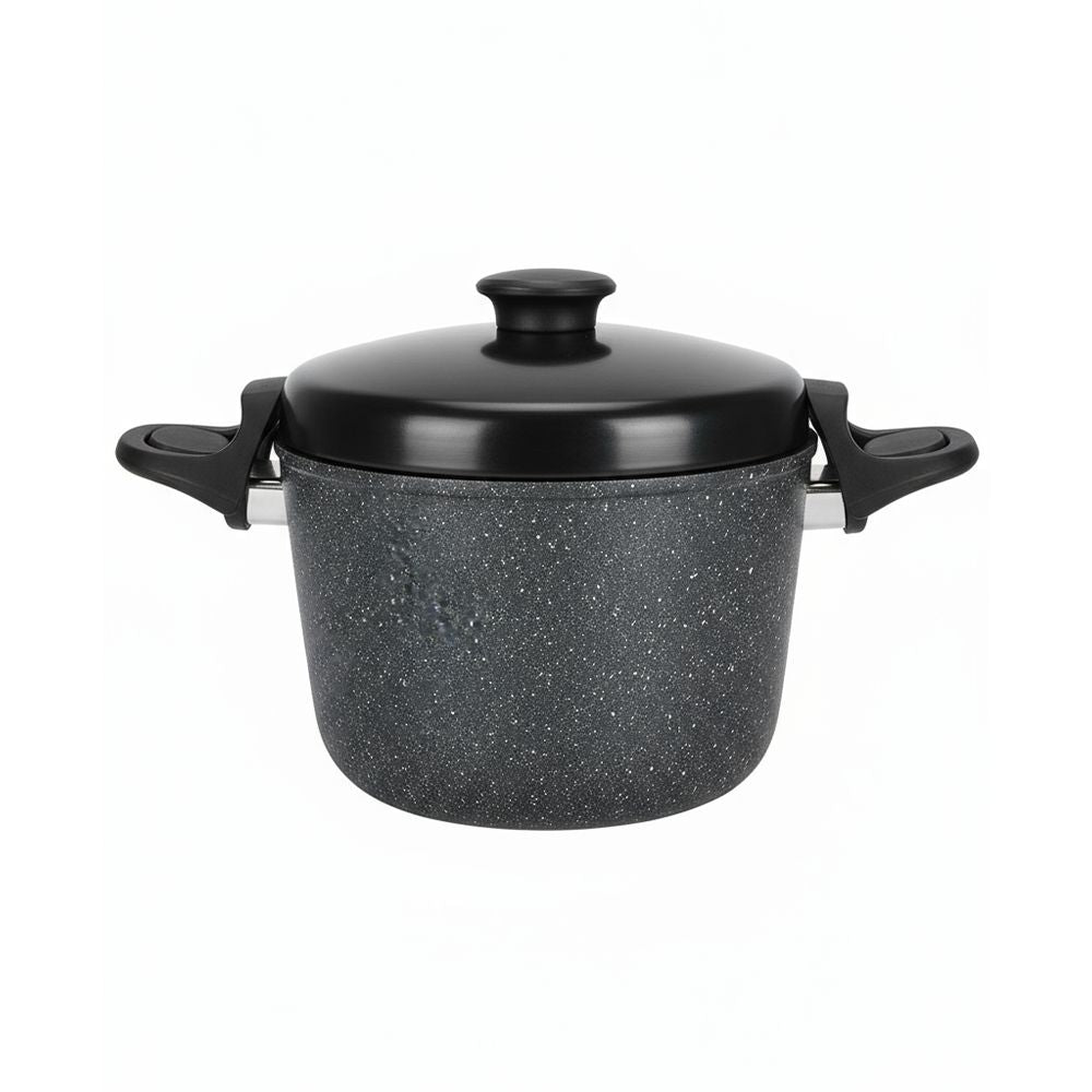 Pentola Cuociapasta Antiaderente Con Coperchio Vetro e Manici Ergonomici