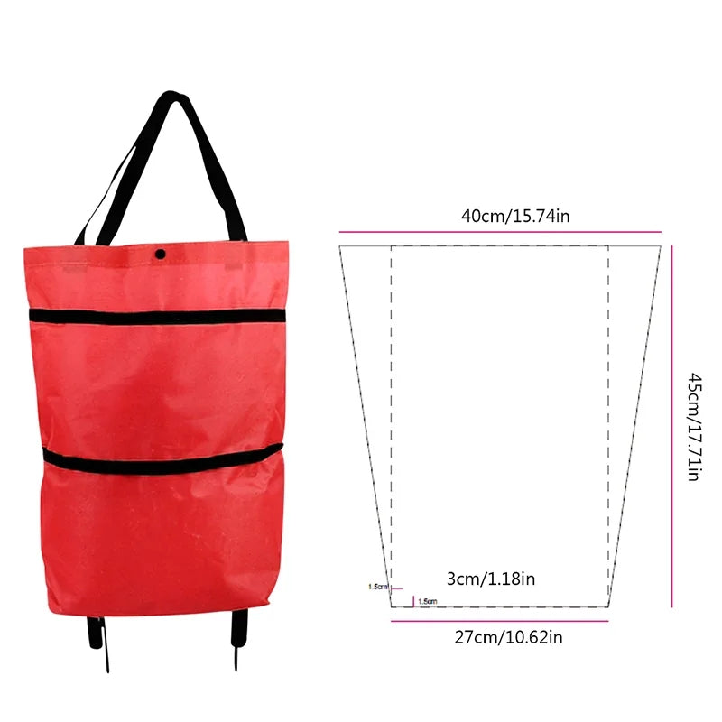 Carrello Pieghevole Multiuso 2 in 1