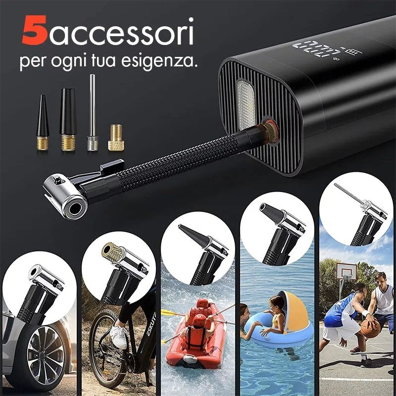 Compressore d’aria portatile senza fili
