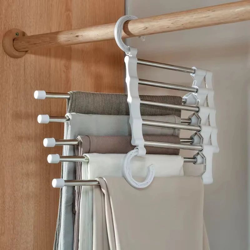 Portapantaloni Pieghevole Salvaspazio 5 in 1 Pieghevole
