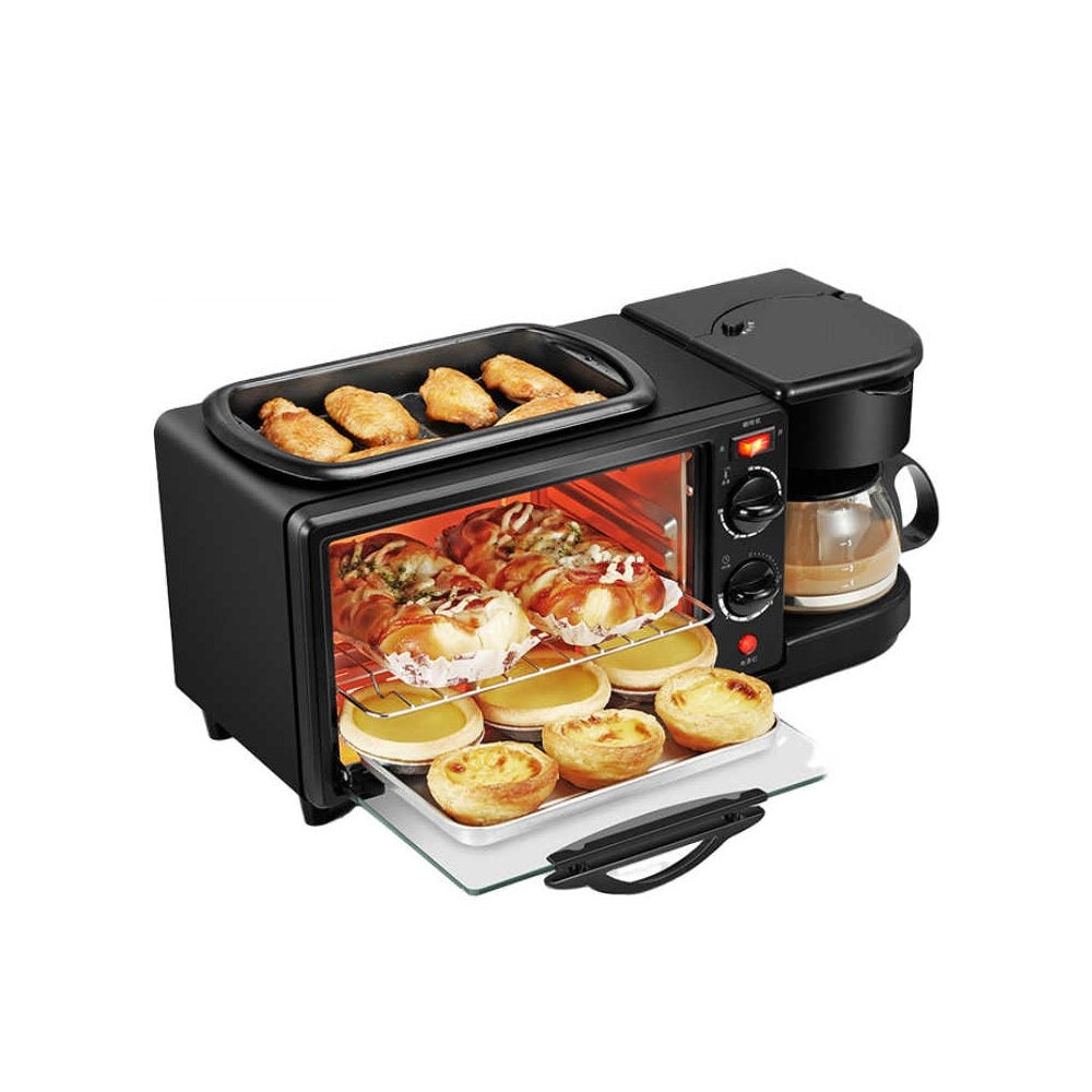 Macchina Colazione Multifunzione per Pane, Toast e Caffè