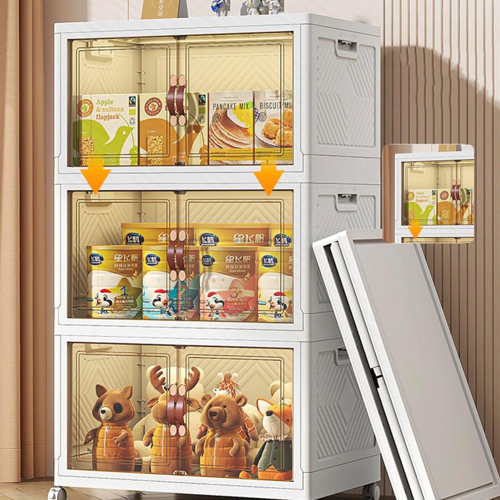 Organizzatore Pieghevole Multi-Livello con Ruote