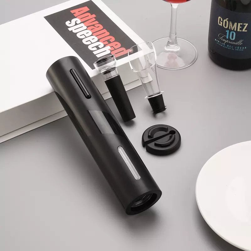 Cavatappi Elettrico Automatico – Set 4 in 1 Accessori per Vino Elegante e Universale