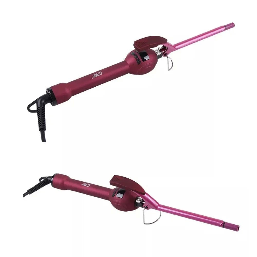 Ferro Arricciacapelli Afro Professionale 9mm con Display LCD e Rivestimento in Ceramica