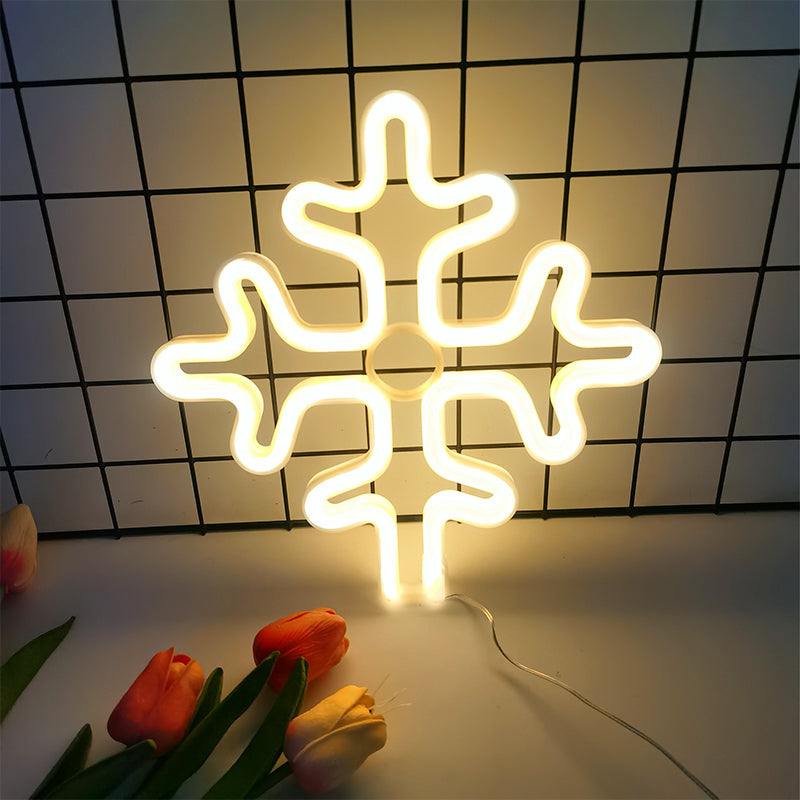 Decorazione LED Fiocco di Neve Luminoso per Interni