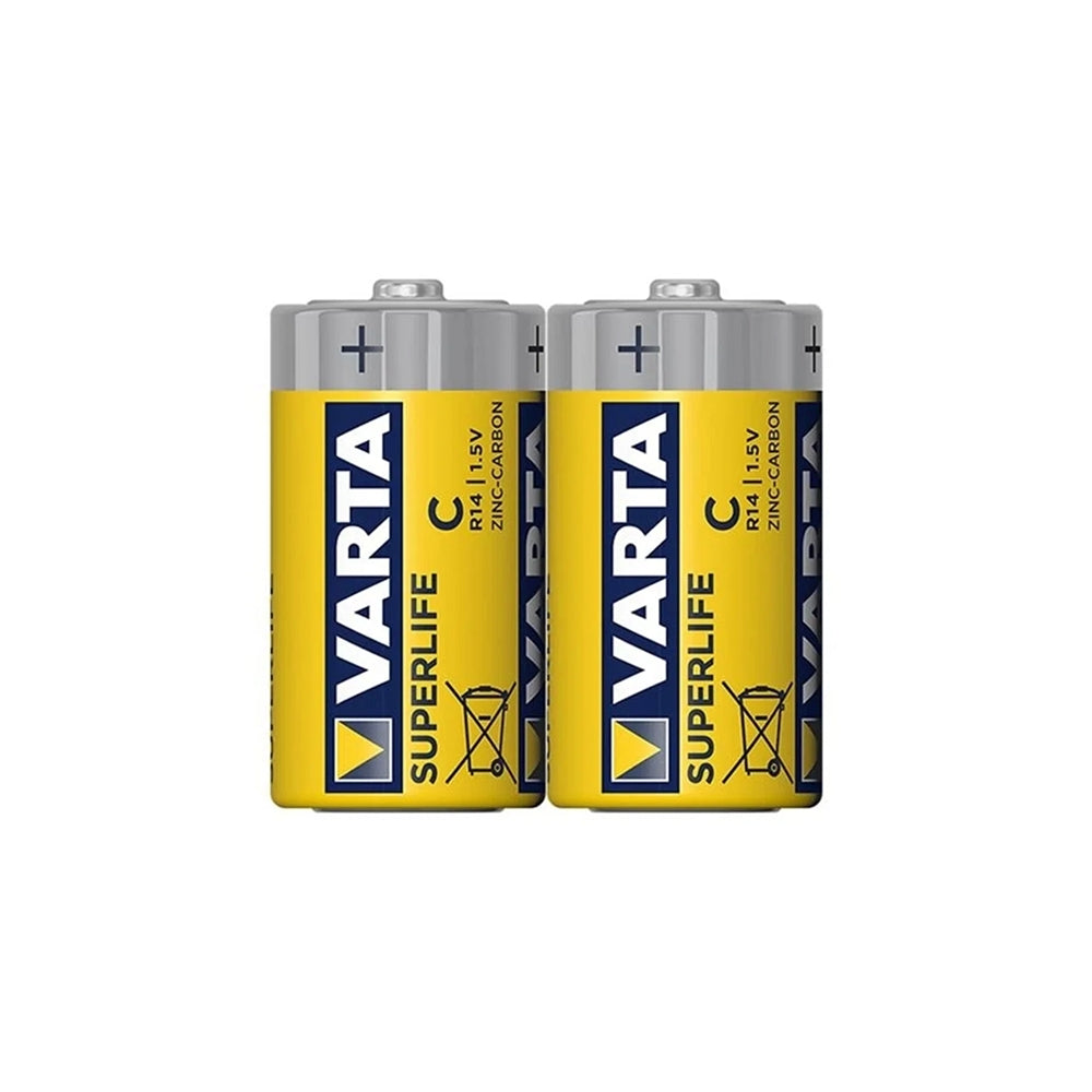 Batteria Zinco Mezza Torcia 1,5V Blister da 2 Pezzi