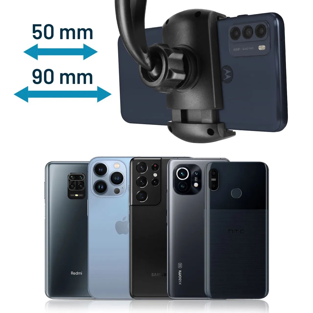 Supporto Auto Universale per Smartphone da Specchietto Retrovisore