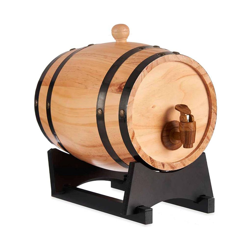Botte in Legno 3 Litri con Rubinetto