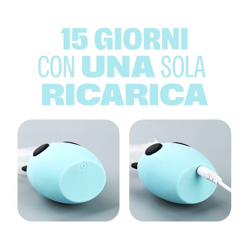 Spazzolino Elettrico Bambini Ultrasuoni a Forma di U Delicato e Divertente
