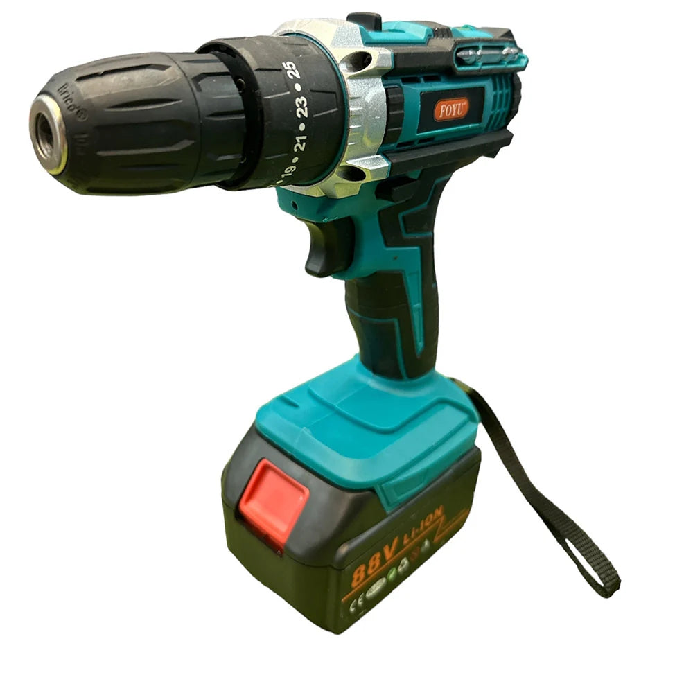 Trapano e Avvitatore Cordless 88V Completo di Punte