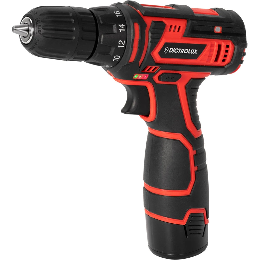 Trapano Avvitatore Ricaricabile 12V con 135 Accessori e Valigetta
