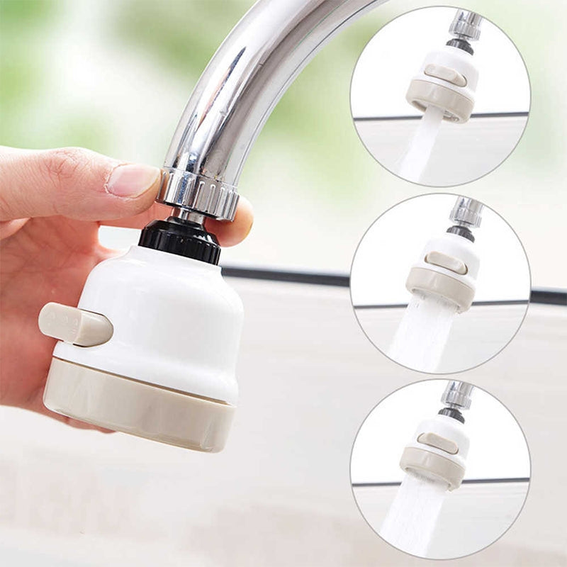 Rubinetto Cucina 3 Modalità con Aeratore Rotante 360° Risparmio Idrico