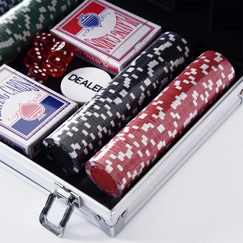 Valigetta Poker Professionale con 200 Fiches e 2 Mazzi di Carte