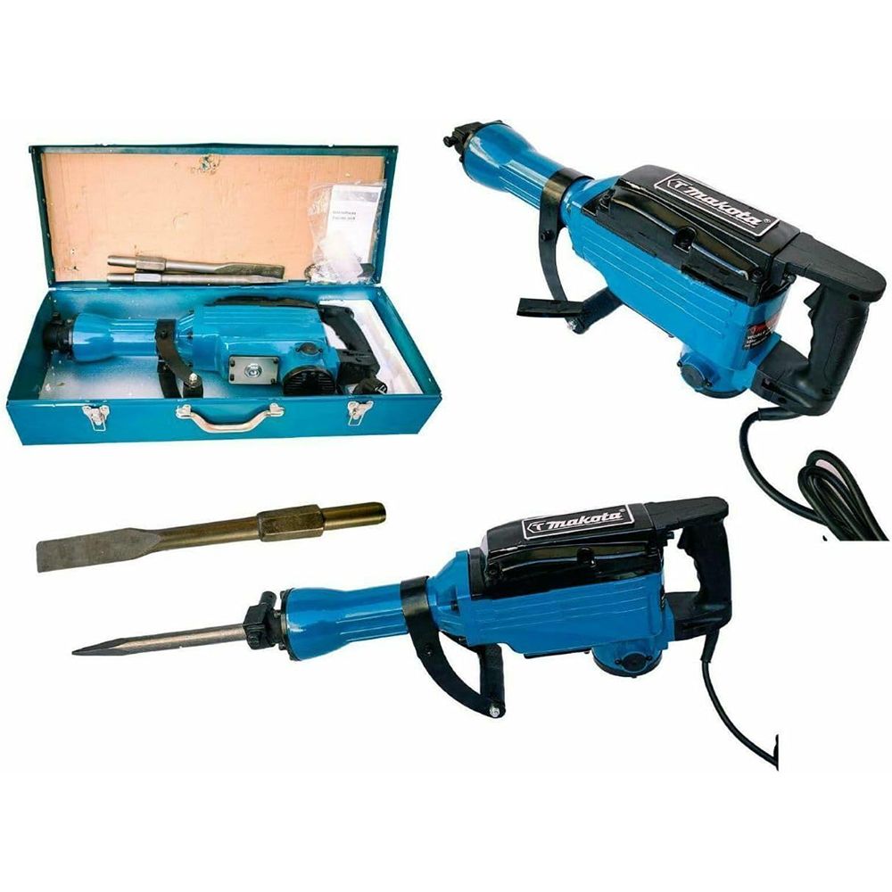 Martello Pneumatico Demolitore 2500W con Scalpelli