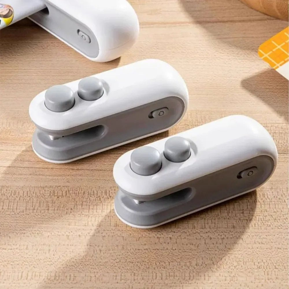 Sigillatrice Portatile Ricaricabile Termosaldatore Sacchetti Plastica Alimenti Freschi