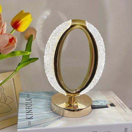 Lampada LED Touch Ricaricabile da Tavolo Oval Design