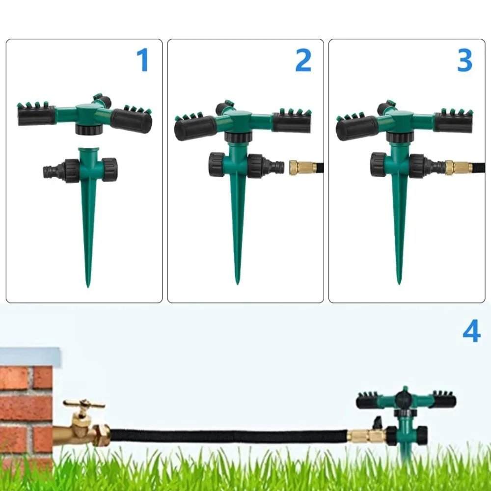 Irrigatore Automatico da Giardino con Bracci e Ugelli