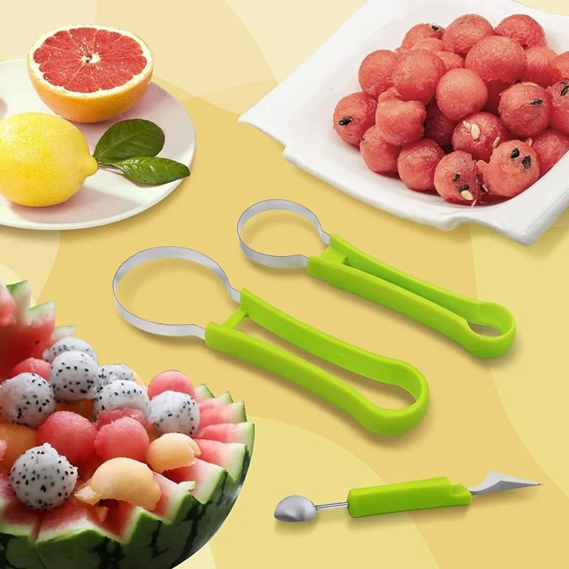 Utensili Intaglio Frutta Acciaio